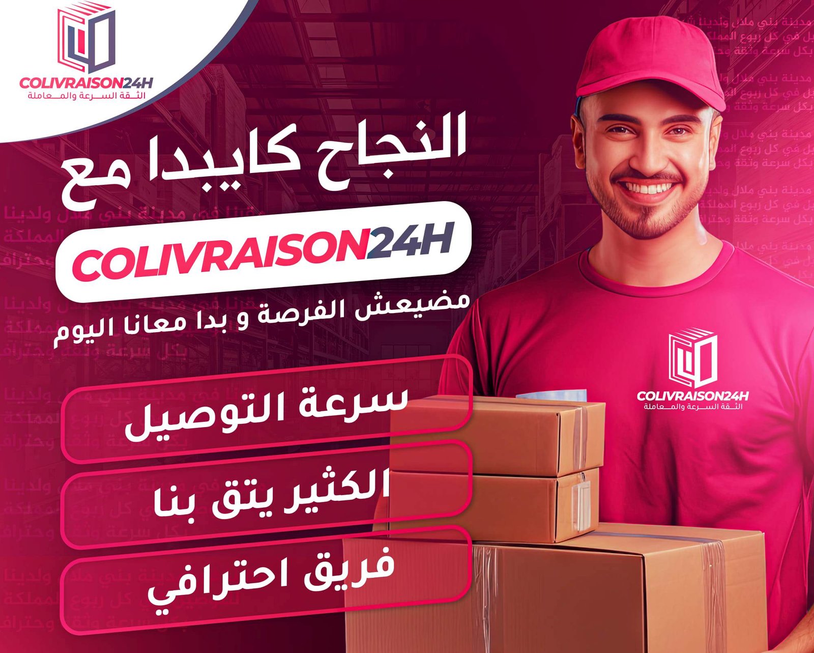 Notre équipe Colivraison24